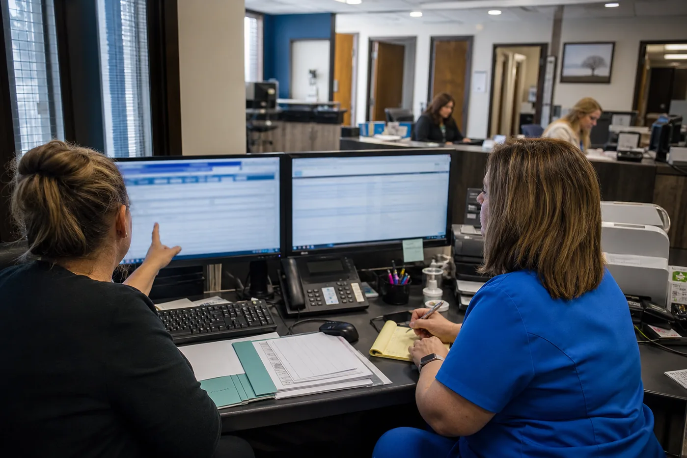 Medical billing software in a practice